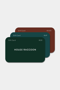 Gift card House Raccoon Gift card House Raccoon 