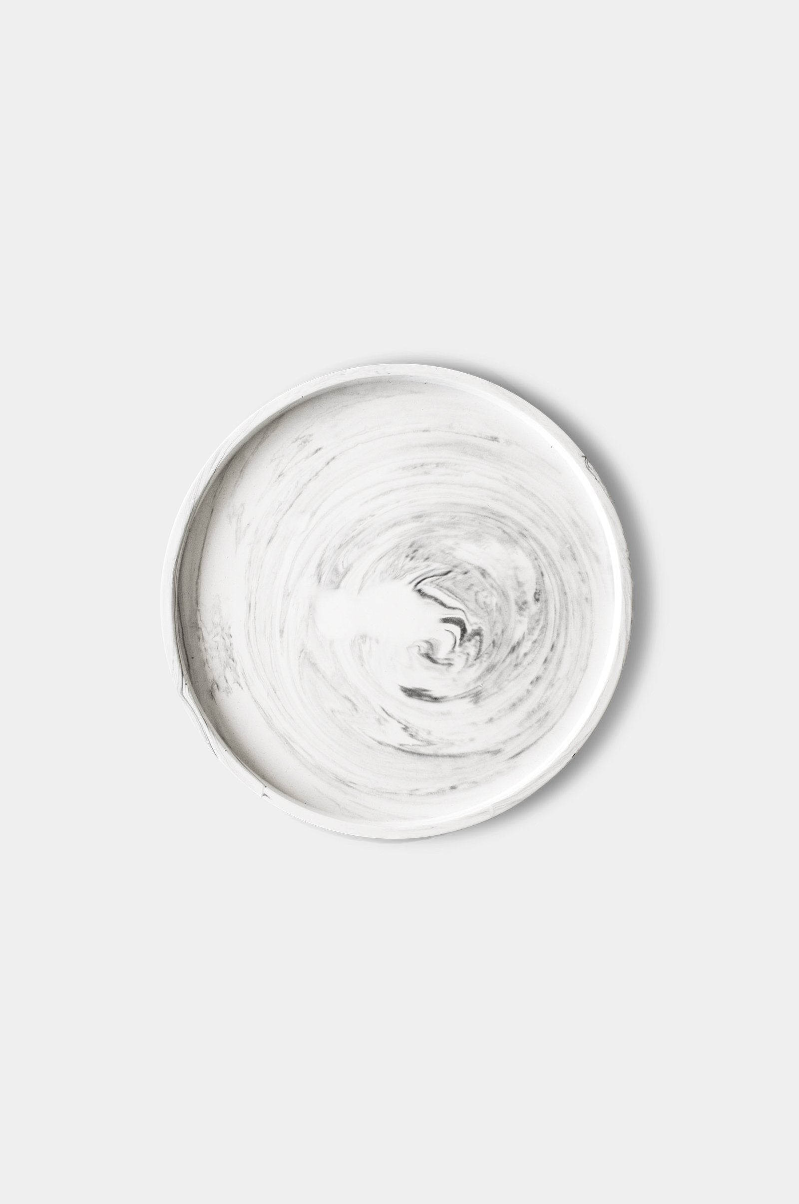Tray Vassoio Ø 29 cm Accessories House Raccoon White Marble 