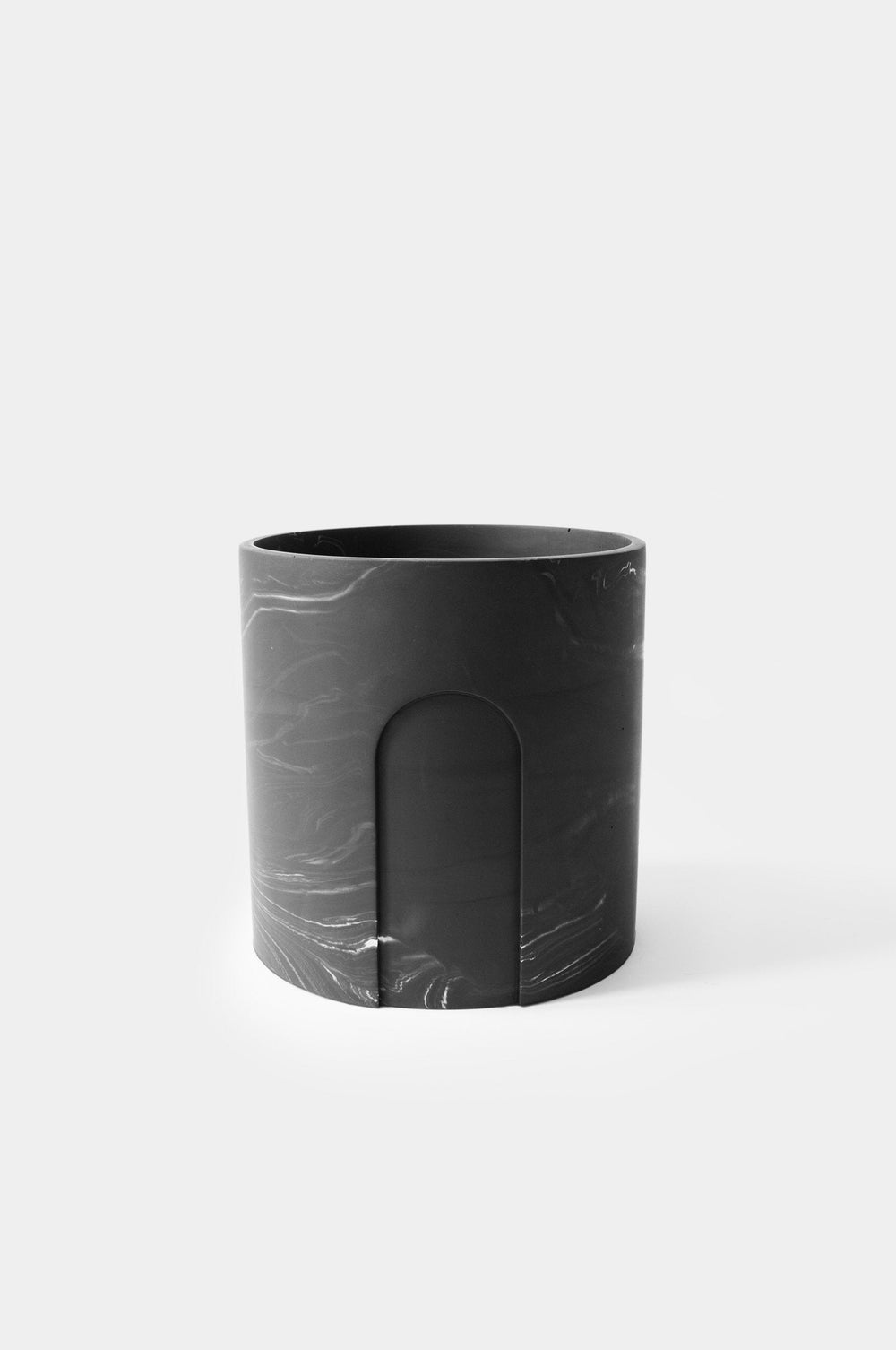 Pot Joe Ø 17 cm Pots and Vases House Raccoon Black Marble 