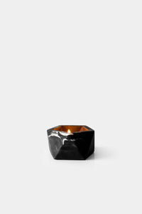 Tea Light Holder Vand Candle Holders House Raccoon Black Marble 